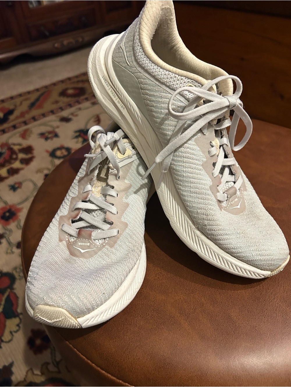 Hoka One One Solimar Cloud/ Shortbread (Gray) Running Shoes, Women, size 7.5